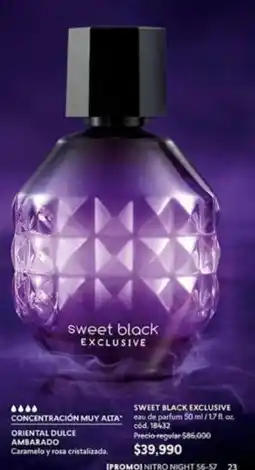 Cyzone Exclusive - sweet black exclusive eau de parfum 50 ml / 1.7 fl.oz. cód. 18432 oferta