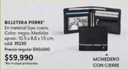 Cyzone Billetera pierre cód. 35230 oferta