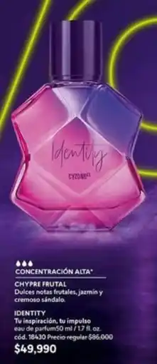 Cyzone Dulces - identity eau de parfum 50 ml / 1.7 fl. oz. cód. 18430 oferta
