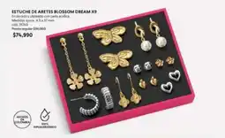 Cyzone Dorado - estuche de aretes blossom dream x9 oferta