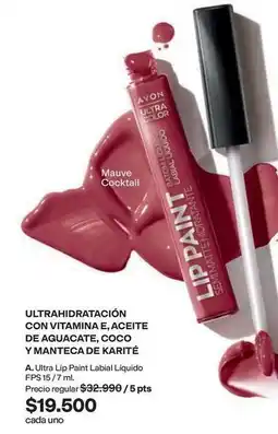 Avon Avon - ultra lip paint labial liquido fps 15 oferta