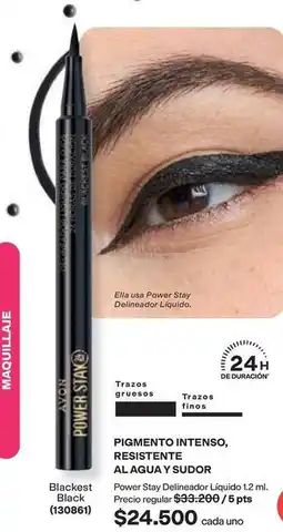 Avon Avon - power stay delineador liquido (130861) oferta