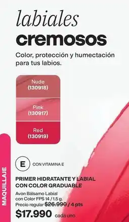 Avon Avon - labiales cremosos oferta