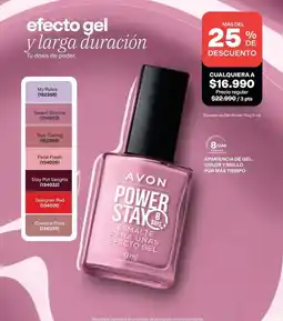 Avon Avon - power stak 8 best gel nail polish oferta