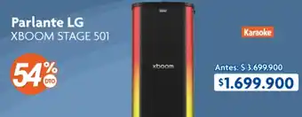 Lg - parlante xboom stage 501