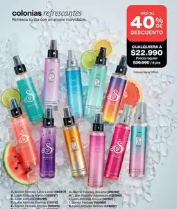 Avon Colonias refrescantes oferta