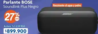 Bose - parlante soundlink plus negro