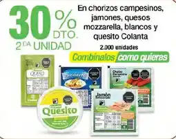 Jumbo Chorizo Campesino Jamón Mozzarella Blancos Quesito Colanta oferta