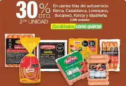 Jumbo Berná, Casablanca, Lorenzano, Bucanero, Kimby y Madrileña oferta