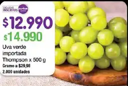 Jumbo Uva verde importada thompson oferta
