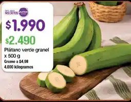 Jumbo Plátano verde granel oferta