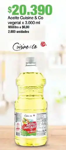 Jumbo Cuisine & Co aceite vegetal oferta