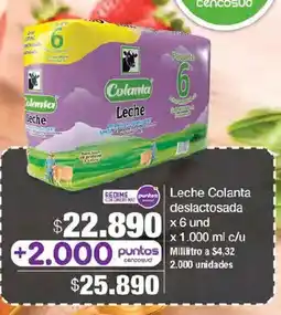 Jumbo Colanta Leche oferta