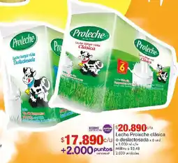 Metro Proleche leche larga vida clásica o deslactosada oferta