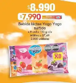 Metro Calpico Bebida Láctea Yogo Yogo Surtido oferta