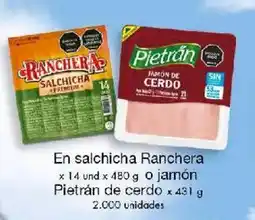 Metro Ranchera salchicha premium oferta