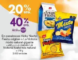 Metro Vicky nacho fiesta original o la victoria mixto natural gigante oferta