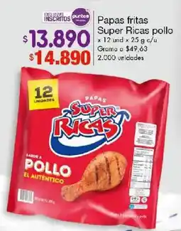 Metro Super Ricas papas fritas pollo oferta