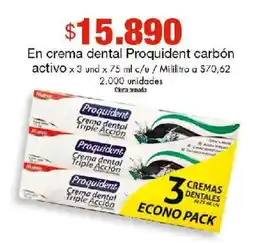 Metro Proquident crema dental triple acción oferta