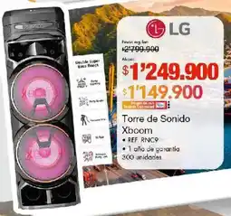 Metro LG Torre de Sonido Xboom oferta