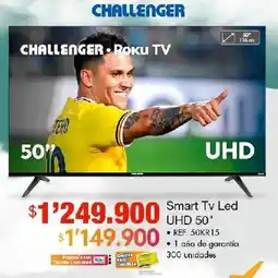 Metro Challenger roku tv uhd 50" oferta