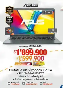 Metro Asus Vivobook Go 14 oferta