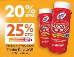 Metro Tarrito Rojo oferta