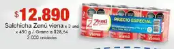Metro Zenu salchicha viena oferta