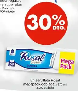 Metro Rosal servilletas diarias oferta
