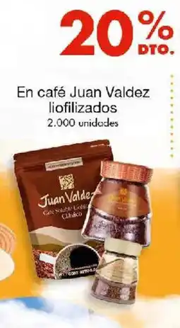 Metro Juan Valdez café soluble liofilizado oferta