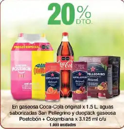 Jumbo Coca-Cola original + San Pellegrino + Postobón + Colombiana oferta
