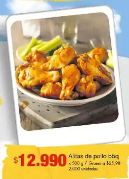 Metro Alitas de pollo bbq oferta