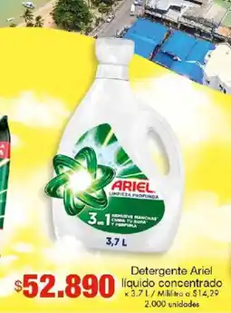 Metro Detergente Ariel liquido concentrado oferta