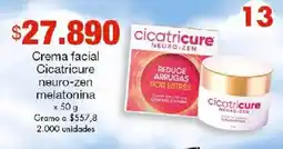 Metro Cicatricure crema facial neuro-zen melatonina oferta