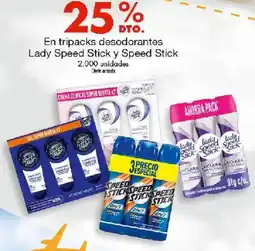 Metro Lady Speed Stick y Speed Stick oferta