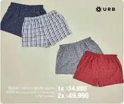 Metro Urb boxer hombre tejido plano oferta
