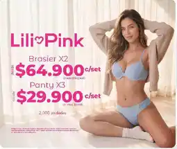 Metro Lili Pink Brasier oferta