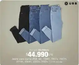 Metro Jeans para dama URB oferta