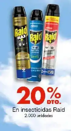 Metro Raid insecticidas oferta