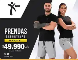 Metro Nki prendas deportivas oferta