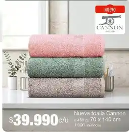 Metro Nueva toalla Cannon oferta