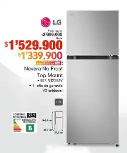Metro LG Nevera No Frost Top Mount oferta