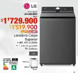 Metro LG lavadora carga superior oferta