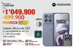 Metro Motorola celular Motorola G67 oferta