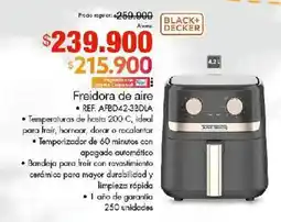 Metro Black+Decker freidora de aire oferta