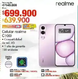 Metro realme C100i oferta