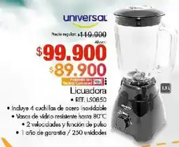 Metro Universal licuadora oferta