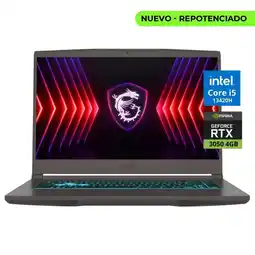 Falabella Portatil Gamer 15 B13UC i5 13420H 24GB RAM 1TB SSD RTX 3050 4GB Morral y Mouse Gamer Trust oferta
