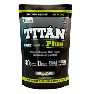 Alkomprar Proteína de Vainilla TITÁN PLUS 5 Libras oferta