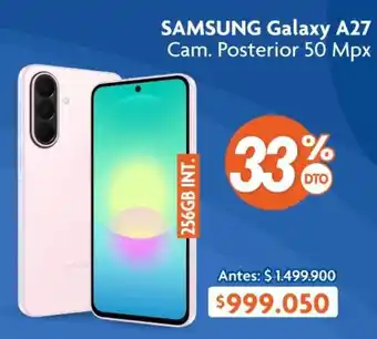 Samsung - galaxy a27 cam. posterior 50 mpx